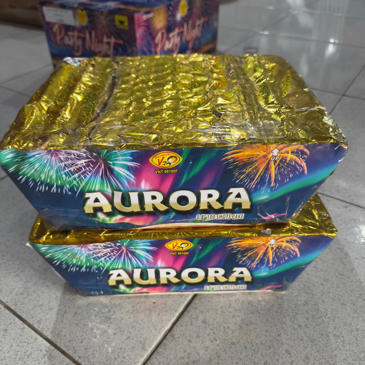 AURORA 100 SHOT 0,8 KIPAS