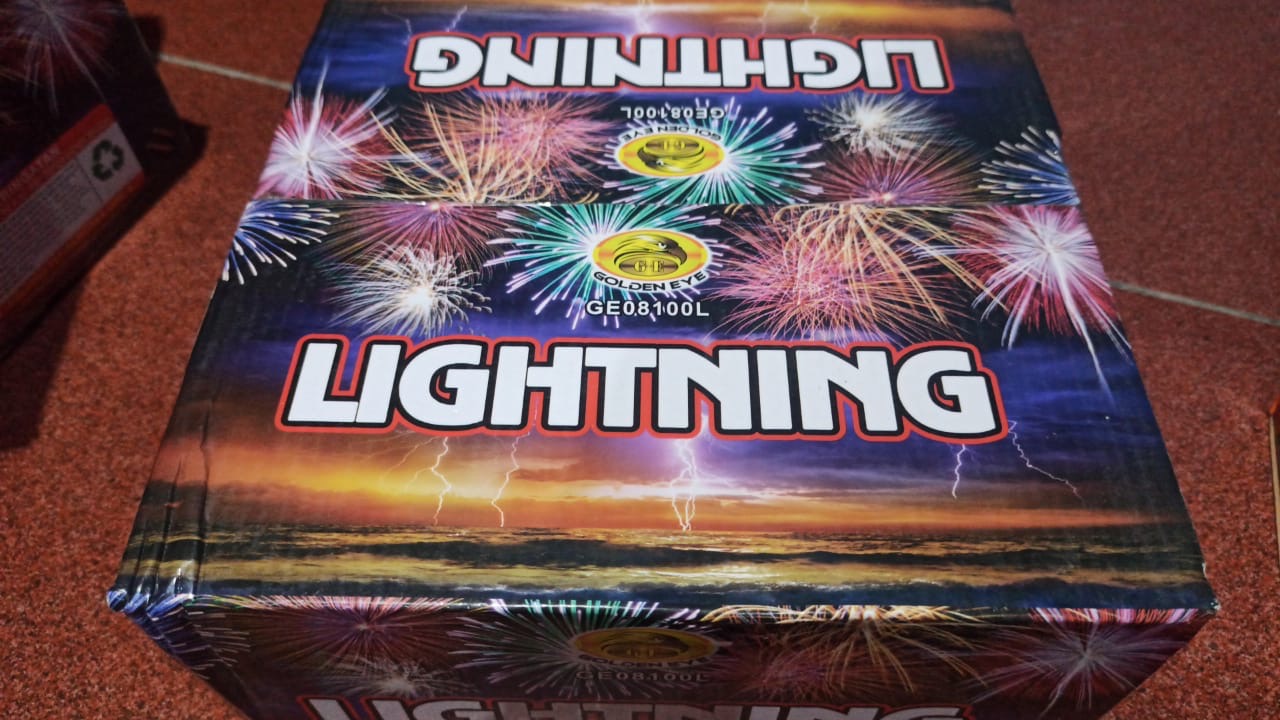 LIGHTNING 100 SHOTS 0.8” GE 08100 L