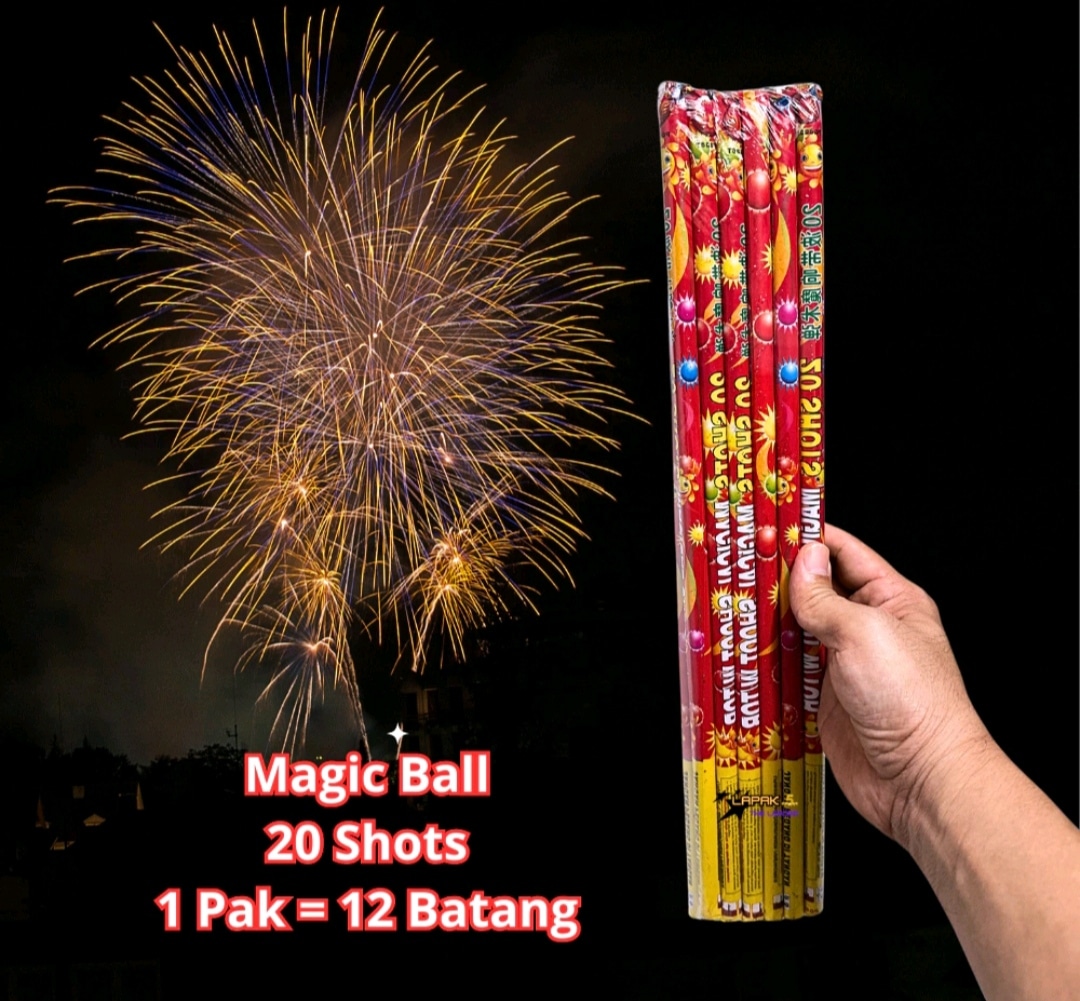MAGIC BALL / CUS TEK 20 SHOT - 1 PACK ISI 12 BATANG