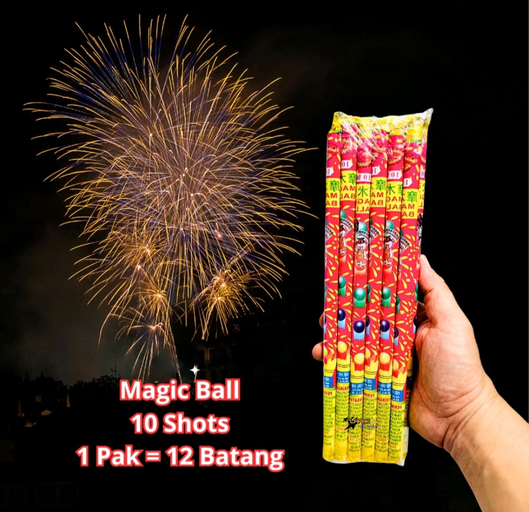 MAGIC BALL 10 SHOT - 1 PACK ISI 12 BATANG