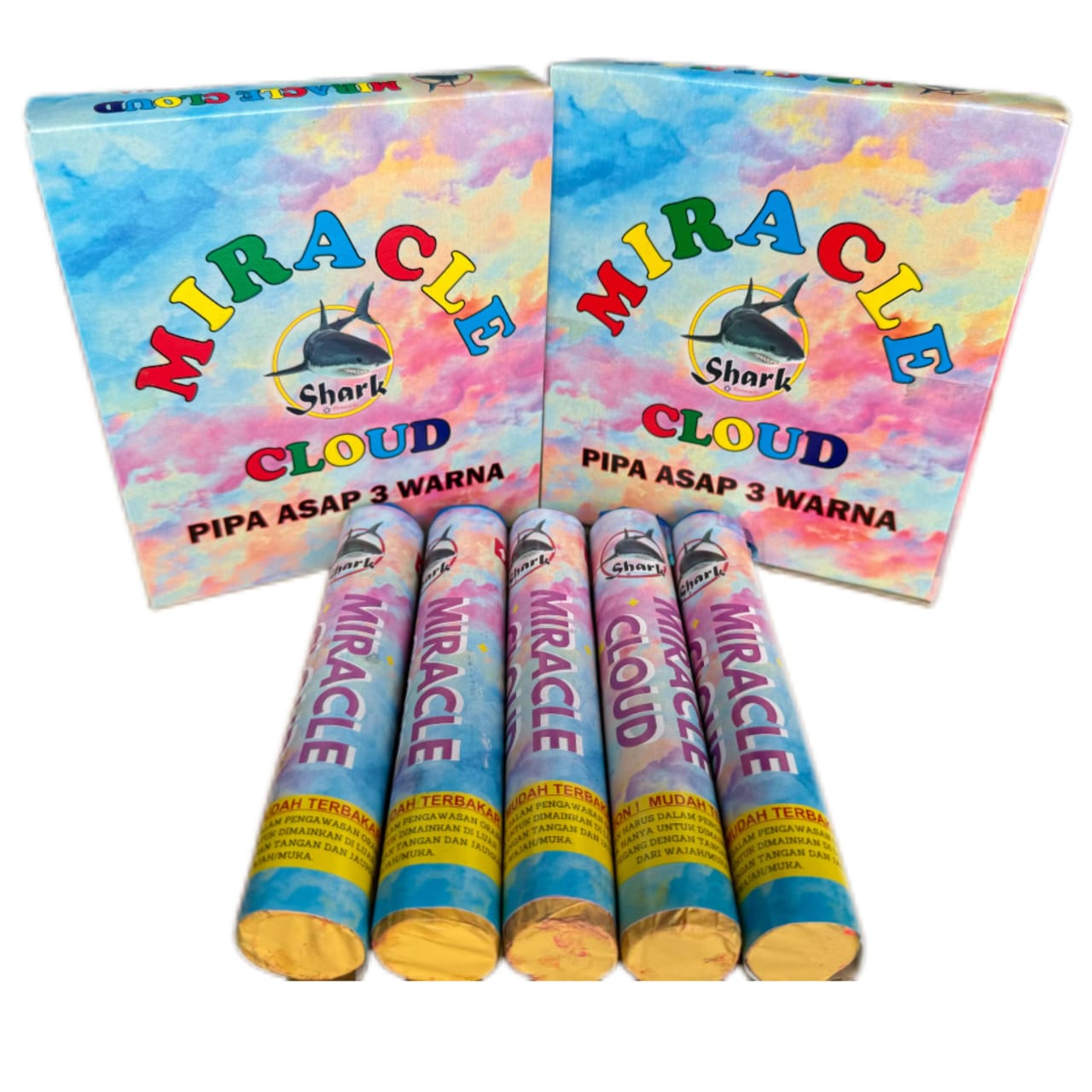 MIRACLE CLOUD - ASAP 3 WARNA - 45 DETIK ( 1 PACK ISI 5 BATANG )