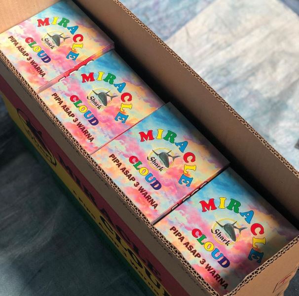 Pipa Asap 3 Warna Miracle Cloud