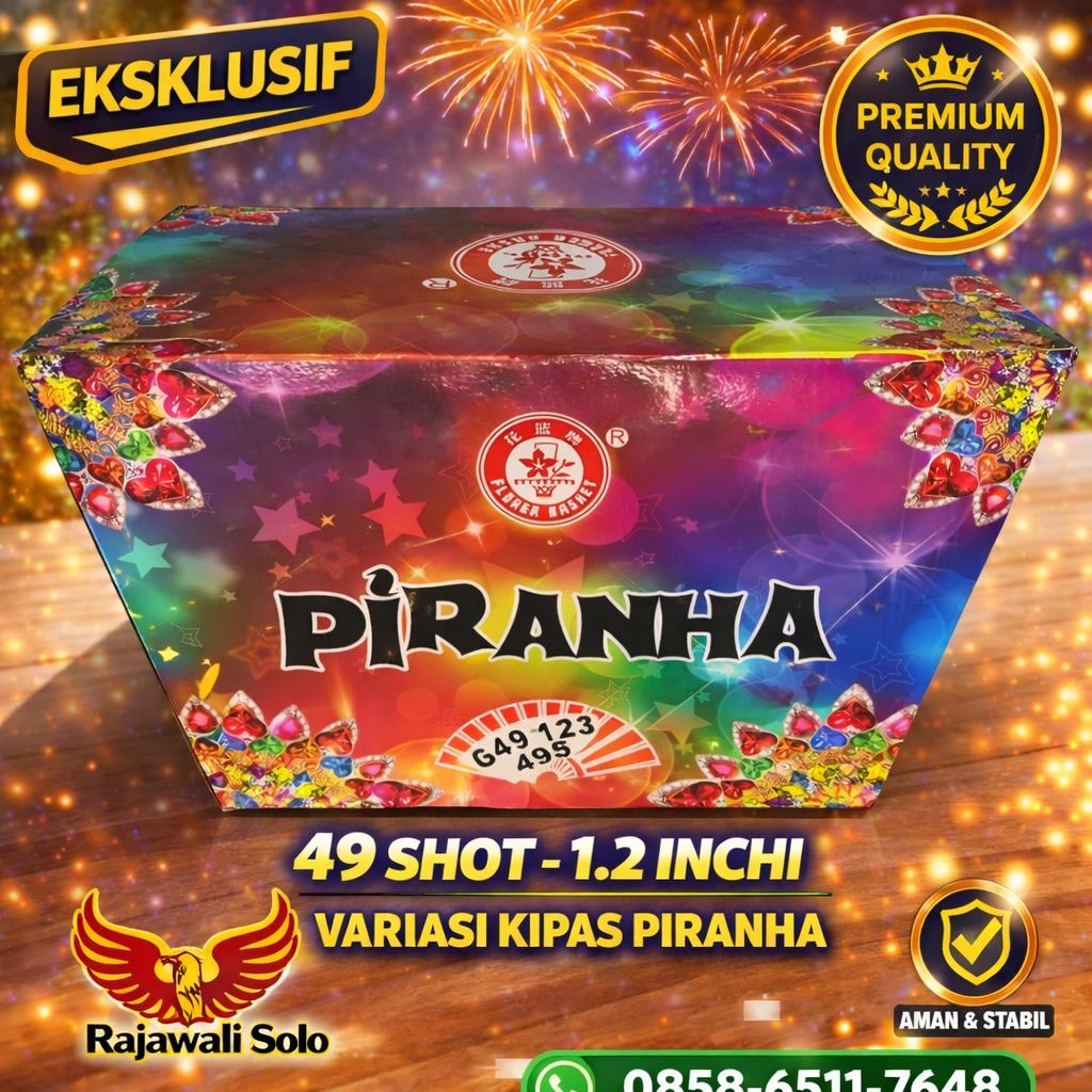 PIRANHA 49 SHOT 1,2 INCHI KIPAS