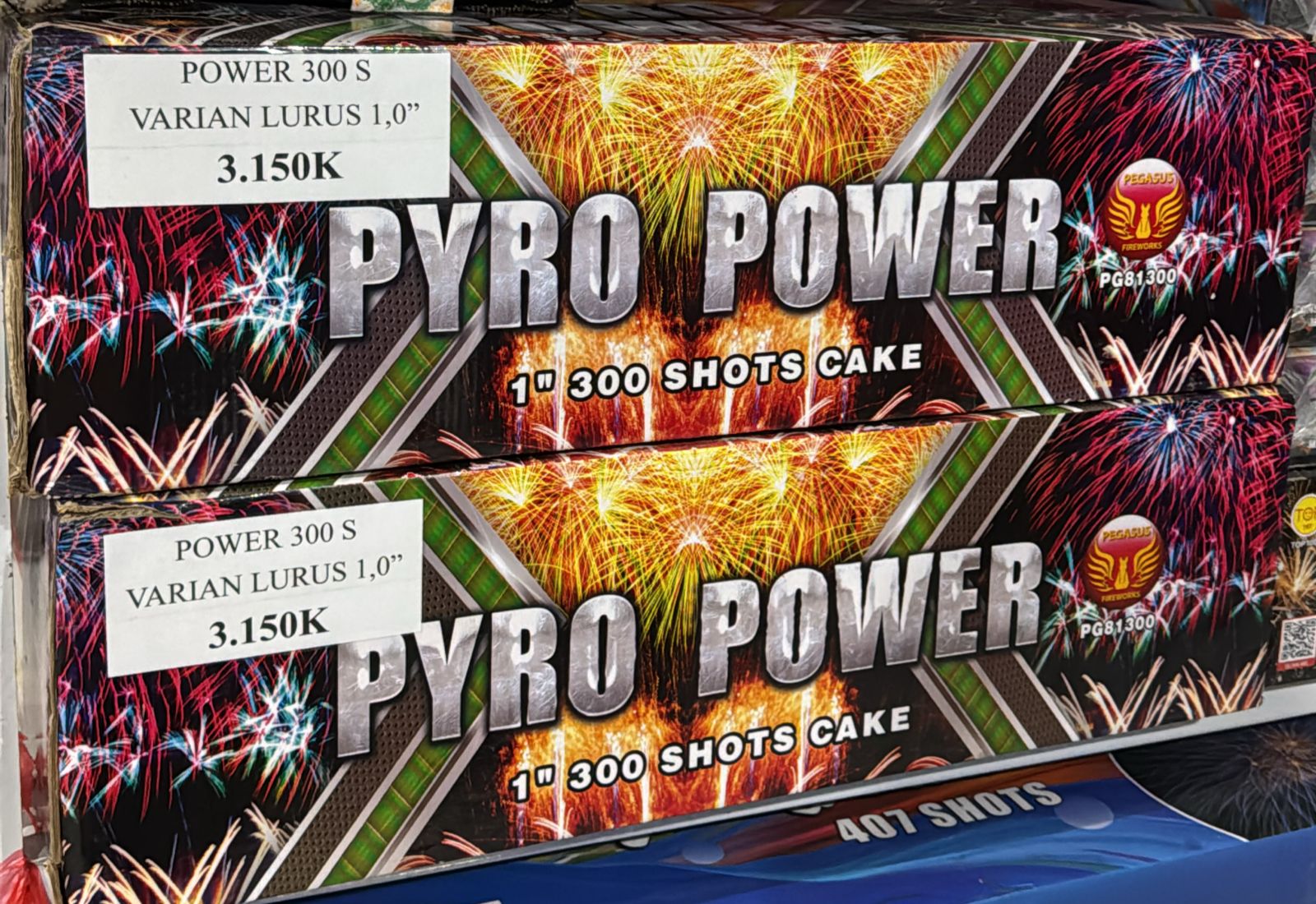 PYRO POWER 300 SHOT 1 INCHI