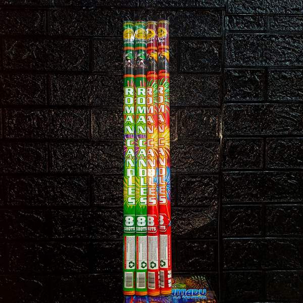 Roman Candle 8 Shot 0,8 Inch