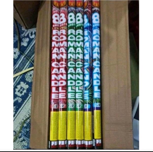 Roman Candle 8 Shot 1,2 Inch