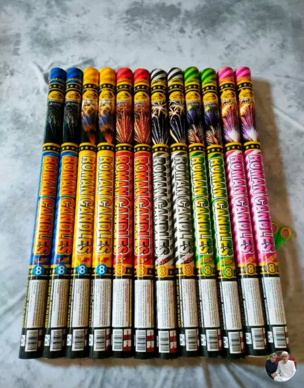 Roman Candle 8 Shot 1,5 Inch
