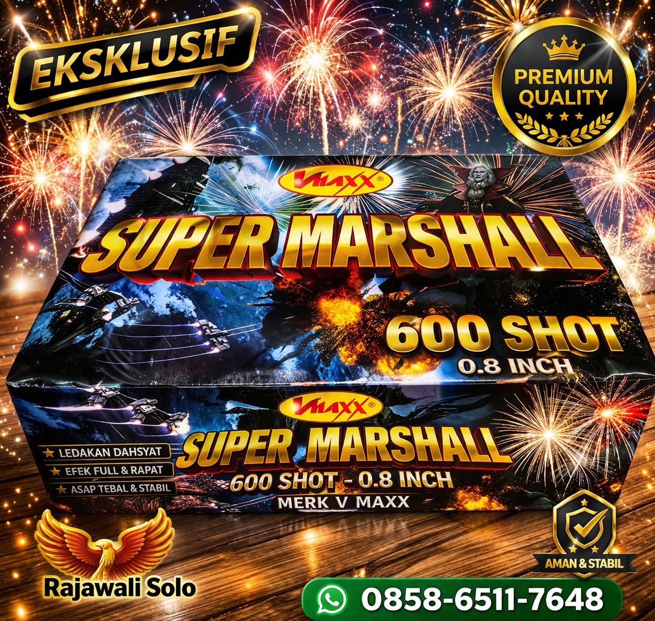 KEMBANG API CAKES - SUPER MARSHAL 600 SHOT 0,8