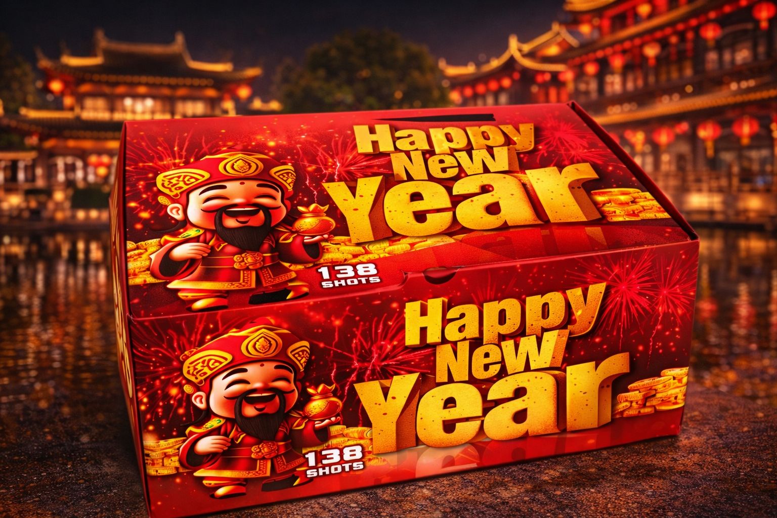 TOP1388 138S HAPPY NEW YEAR 1+1,2"